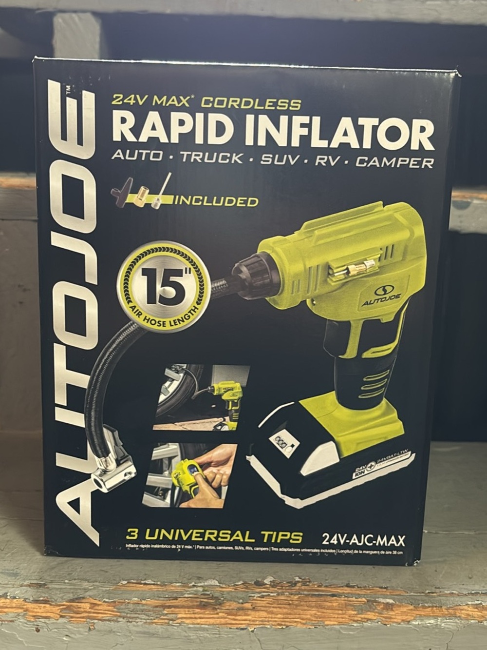 AutoJoe 24V Rapid Tire Inflator